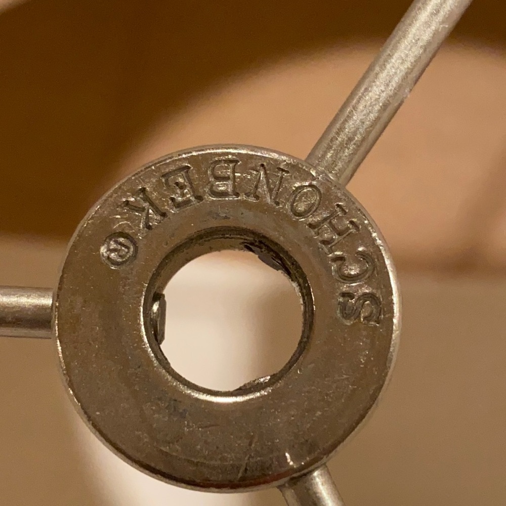 Silk w velvet detail Schonbek lampshade 2